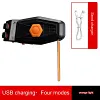 LED Bicycle Tail Light, Photon Bicycle Light Tail Light, Photon Drop Bicycle Light, Bicycle Tail Light Rechargeable USB Bicycle Rear Cycling Light for Any Type of Seat Post