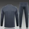 2024 Argentina Half-Pull Training Suit Grey Football Shirt 1:1 Thai Quality