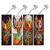 DIY 4Pcs Animal-Diamond Painting Bookmark