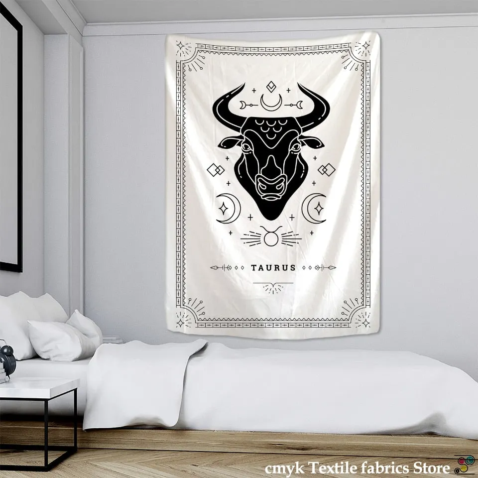 Divination Tarot Tapestry Wall Hanging Constellation Mandala Psychedelic Good Luck Hippie Witchcraft Room Home Decor
