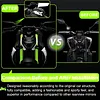 2Pcs/Pair Motorcycle Mirrors Universal 10mm 8mm Wind Wing Side Rearview Mirrors