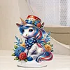 >SALE<PET Double Sided Special Shaped Horse Diamond Painting Desktop Decor for Adults