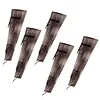 [US Local Warehouse] 5 Tier Floating Shelves 72.05x11.81x7.87in Wall Mounted Hanging Shelf with Metal Bracket for Living Room Kitchen Bathroom Home Storage