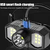 XPE COB LED Headlamp USB Rechargeable Waterproof Outdoor Fishing Headlight
