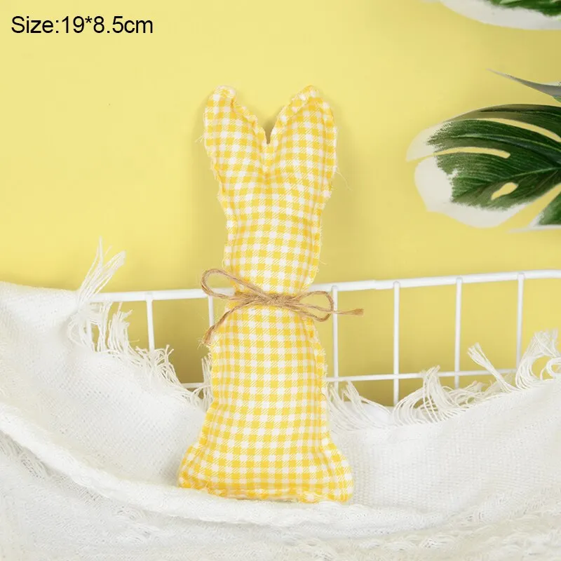 Easter Decoration Cloth Bunny Ornaments Easter Rabbit Holiday Party Kids Toys Gifts Decoration Spring Home DIY Craft Supplies