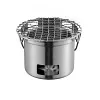 Multifunctional small thick stainless steel outdoor portable home/outdoor carbon stove