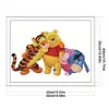 Pooh Bear Friends - 11CT Stamped Cross Stitch - 50*40cm - Disney