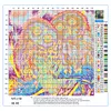 >SALE<48x48cm 11CT Cross Stitch Kit Stamped Canvas Needlework Owl Birds (CXB158)
