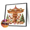 (US Local)4Pack Carousel-Special Shaped Diamond Painting Kit(30x30cm)