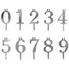 Reusable Numeral Birthday Candle Holder Set Number 0-9 for Party Anniversary