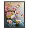 >SALE<Full Embroidery Eco-cotton Thread 11CT Printed Rose Cross Stitch Kit (ACC-871)