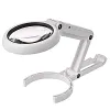 LED Folding Magnifier for Reading Portable Handheld Loupe Magnifying Glass for Cross Stitch