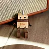 Car Aromatherapy Wooden Figure Shaking Wooden Man Figurine Little Nerdy Dolls