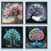 (US Local)4Pack Tree-Special Shaped Diamond Painting Kit(30x30cm)