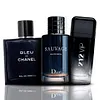 🔥Chanel Zestaw trzech perfum męskich &ndash; Sauvage Dior|+212 VIP Black+BLEU DE CHANEL