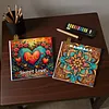 3PCS Tree Coloring Book Set Mindfulness Art Books for Adults 