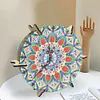 (US Local)5D DIY Crystal Diamond Painting Wooden Handmade Mandala Clock Kits