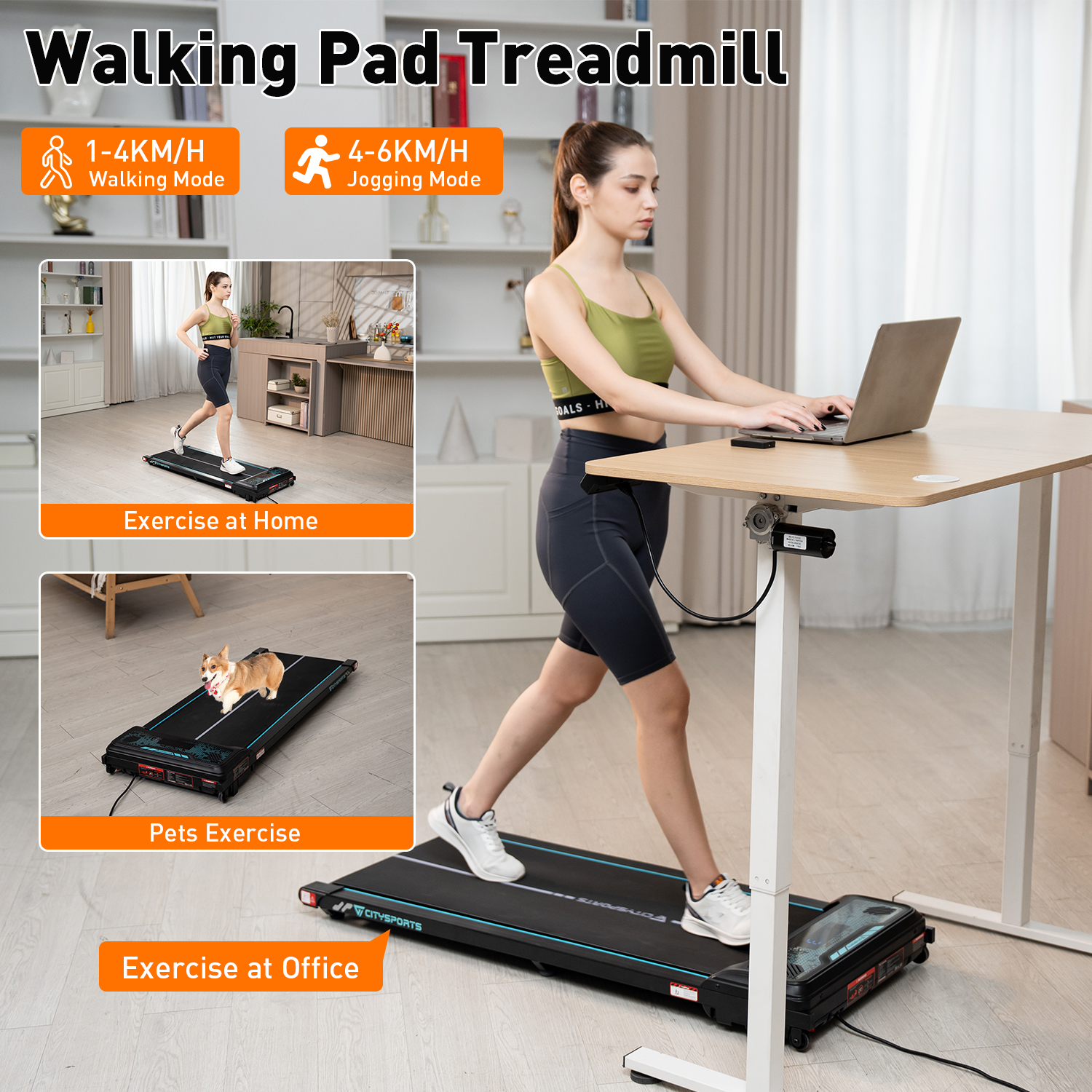 Laufband,Citysports Under Desk Treadmill,Citysports Laufband