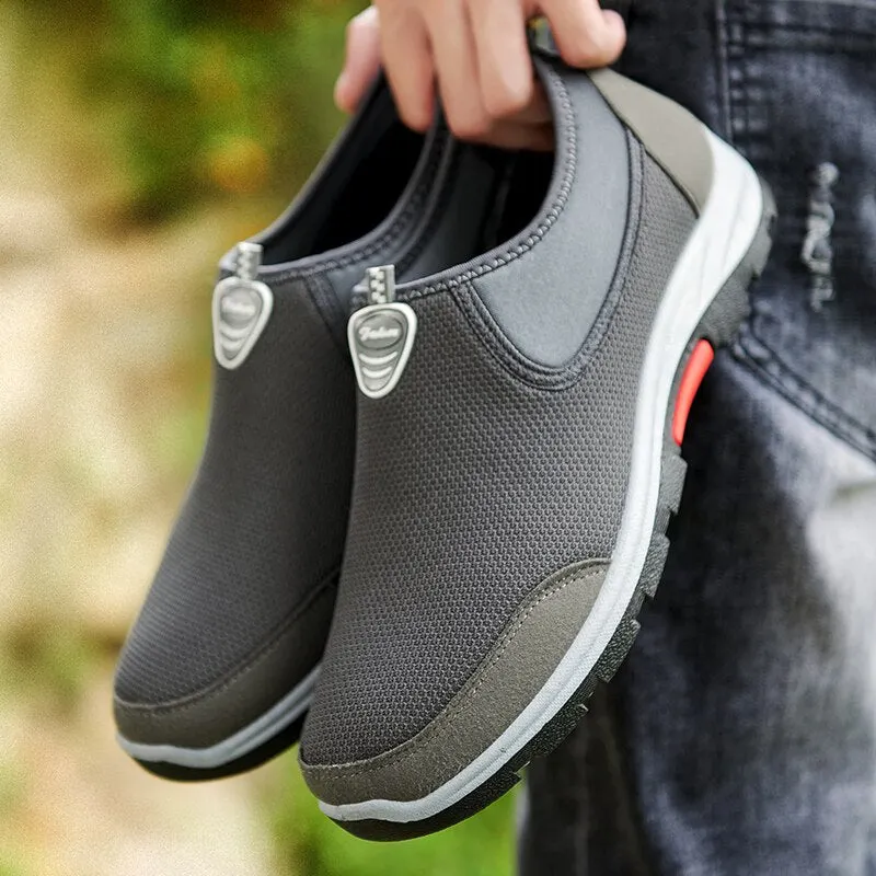 Men Light Running Shoes Jogging Shoes Breathable Man Sneakers Slip on Loafer Shoe Men's Casual Shoes Size 46 Zapatillas Hombre