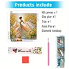 Sunflower Girl-Partial Special Shaped Diamond painting 30*30CM