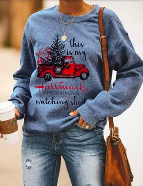 Hallmark Christmas Movies Watching Sweatshirt