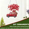 Valentine Day 2D Flat DIY Diamond Art Pendant Diamond Painting Set (Love Car)