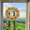 Diamond Painting Acrylic Sunflower 5D Diamond Painting Wreath Clock