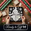 (25x25cm)DIY Snowman Framed Handmade Pearl Painting Art Craft Kit Living Home Decor