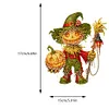 Halloween-Vogelscheuche aus Acryl (Kopf sch&uuml;tteln) &ndash; 5D-Bastelornament zum Selbermachen