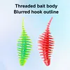 63pcs Fishing Lures Kit Soft and Hard Bait Set with Tackle Box Fishing Lures Set