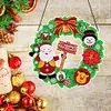 Diamond Painting Santa Snowman Christmas Wreath Pendant