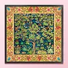 (Stamped/Counted) Trees And Flowers - 11CT Cross Stitch 50*50cm/19.69*19.69in