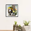 Cute Dog-Paint by Numbers Acrylic Painting 20*20cm