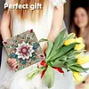 6Pcs Diamond Painting Greeting Card Mandala Diamond Handmade Card Kit