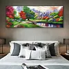Landscape-11CT Stamped Cross Stitch Kit(66*131cm)