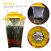 Flies Catching Bag with Bait Pest Control Fly Trap Pack Outdoor Fly Catcher Cage