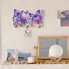 Wooden Butterfly Flower Special Shape Diamond Painting Hanging Hooks for Decor