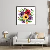 Flower - 9CT Partial Beaded Cross Stitch Kit(31x31cm)