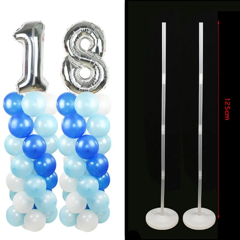 Balloon Arch Stand Frame Base Birthday Balloons Holder Column Balloon Chain for Wedding Birthday Party Decoration Baby Shower