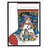 Christmas Socks - 11CT Stamped 3 Strands Cross Stitch 40*50cm/15.75*19.69in