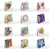 12pcs DIY Diamond Painting Greeting Cards Mosaic Birthday Postcard (HKDZ08)