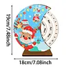 Diamond Painting Calendar Ornaments Wooden Rotating Calendar Desk Decor Kit