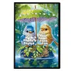 (US Local)Bird Special Shaped A5 5D DIY Diamond Art Painting Notebook Kit for Friends