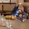 1000ml Floral Pattern Teapot Stainless Steel Mini Hot Coffee Pot for Hot Drinks