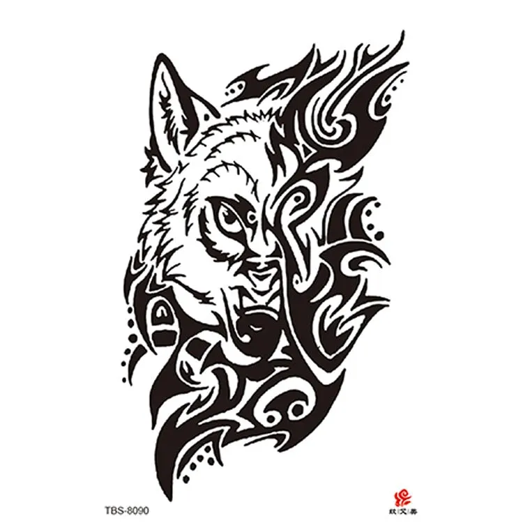 Tattoo Sticker Totem Symbol Temporary Sleeve Tattoo Waterproof Sexy Body Art Fashion