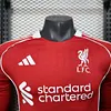 Joyfball 2025/2026 Player Version Long Sleeve Liverpool Home Football Shirt（The player version jersey is a bit tight, please pay attention to the size selection）