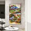 (US Local)Countryside - Flower Special Shaped Diamond Painting Kit(85*45cm)