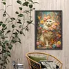 Diamond Painting-DIY Full Round Drill Flower Dog(40*60CM)