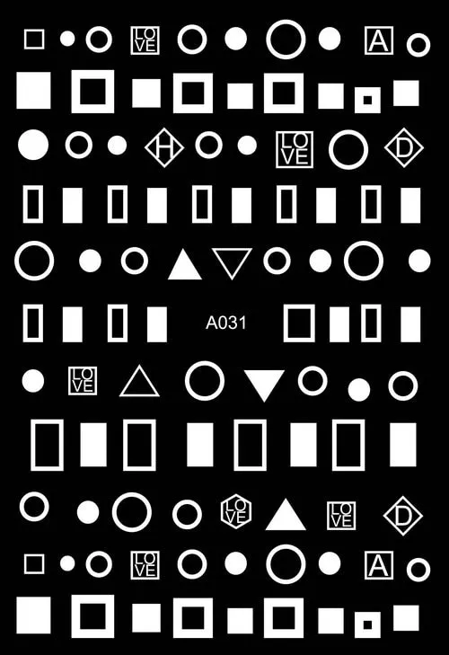 Black Wave Gold Stars White Line Nail Art Stickers Designs Manicure Sticker Back Glue Accessories for Nail Art Decoration Decals-Nail Inspo