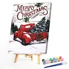 Christmas Car-Paint by Numbers Acrylic Painting 40*50cm